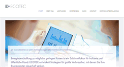 Desktop Screenshot of ecotec.de